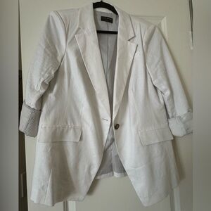 Lane Bryant Classic White Blazer